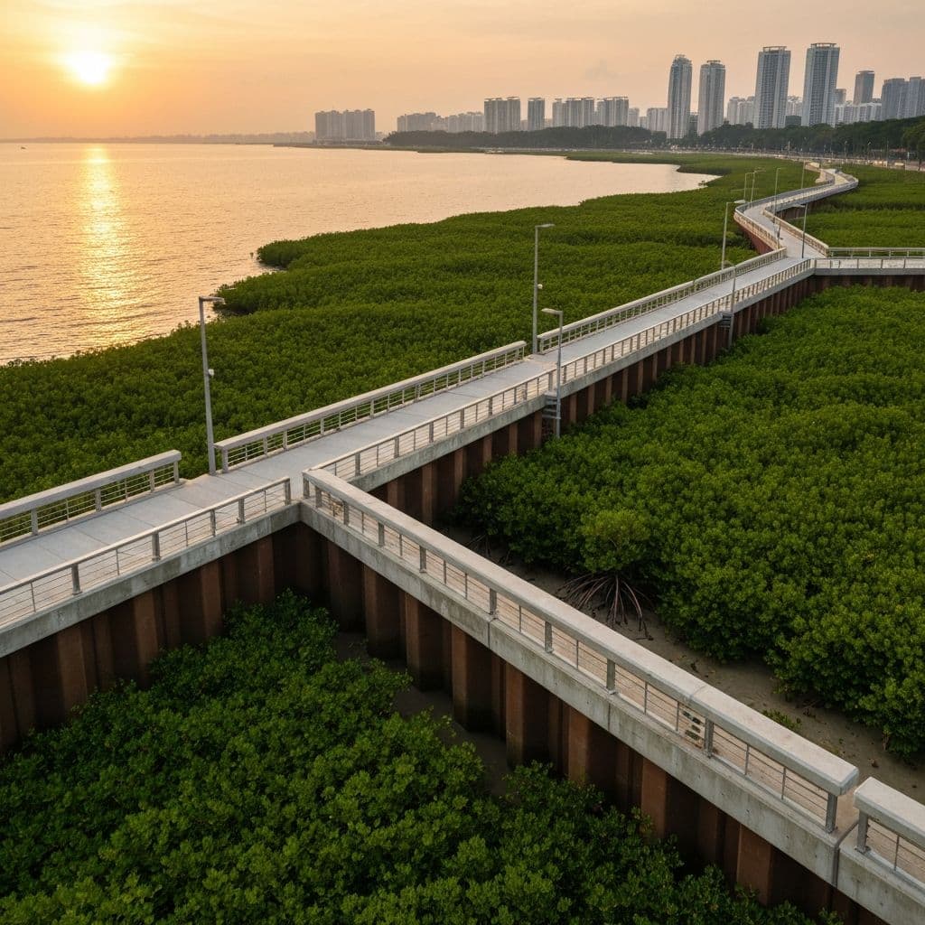 Coastal protection and mangrove restoration
